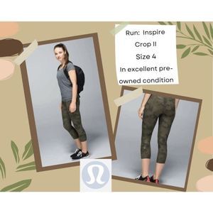 Lululemon Run: Inspire Crop II *All Luxtreme